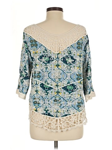 Solitaire 3/4 Sleeve Blouse (view 2)