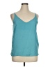 Shinestar 100% Polyester Teal Sleeveless Top Size XL - photo 1