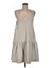 Free People Solid Gray Casual Dress Size M - photo 1