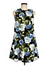 American Apparel Floral Blue Cocktail Dress Size M - photo 1
