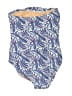 J.Crew Paisley Blue One Piece Swimsuit Size 8 - photo 2