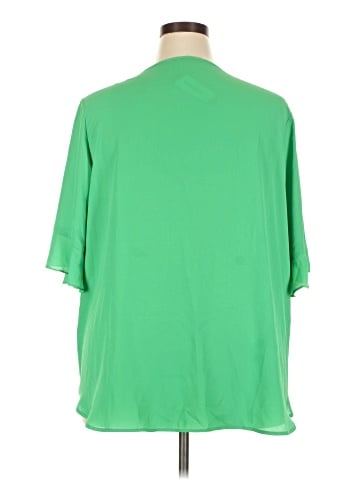 Roz & Ali Short Sleeve Blouse (view 2)