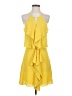 BCBGMAXAZRIA 100% Polyester Yellow Casual Dress Size XXS - photo 1