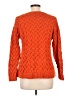 Lands' End 100% Cotton Orange Pullover Sweater Size L - photo 2