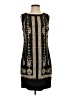 Marchesa Voyage 100% Polyester Graphic Black Cocktail Dress Size 4 - photo 1