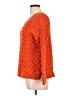 Lands' End 100% Cotton Orange Pullover Sweater Size L - photo 5