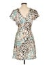 Rails Animal Print Tan Cocktail Dress Size L - photo 2