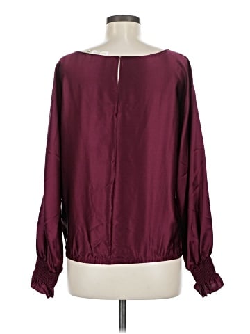 Ramy Brook Long Sleeve Silk Top (view 2)