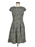 AB Studio 100% Polyester Tweed Gray Casual Dress Size 6 - photo 1
