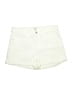 SNEAK PEEK Solid Ivory Shorts Size L - photo 1