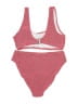 Popvil Tweed Red Two Piece Swimsuit Size XL - photo 2