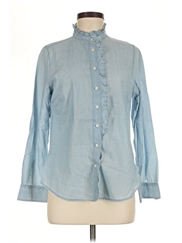 Gap Long Sleeve Button-Down Shirt (view 1)