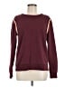 Old Navy 100% Cotton Color Block Burgundy Pullover Sweater Size M - photo 1