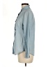 Gap 100% Cotton Blue Long Sleeve Button-Down Shirt Size Med Petite - photo 5