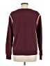 Old Navy 100% Cotton Color Block Burgundy Pullover Sweater Size M - photo 2