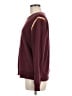 Old Navy 100% Cotton Color Block Burgundy Pullover Sweater Size M - photo 5