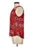 Candie's 100% Polyester Red Sleeveless Blouse Size L - photo 5