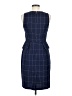 DKNY 100% Polyester Tweed Blue Cocktail Dress Size M (estimated) - photo 2