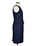 DKNY 100% Polyester Tweed Blue Cocktail Dress Size M (estimated) - photo 4