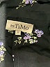 byTiMo 100% Viscose Floral Black Short Sleeve Blouse Size S - photo 7
