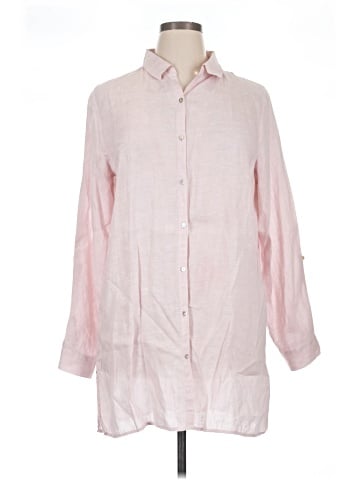 Sigrid Olsen 3/4 Sleeve Button-Down Shirt (view 1)