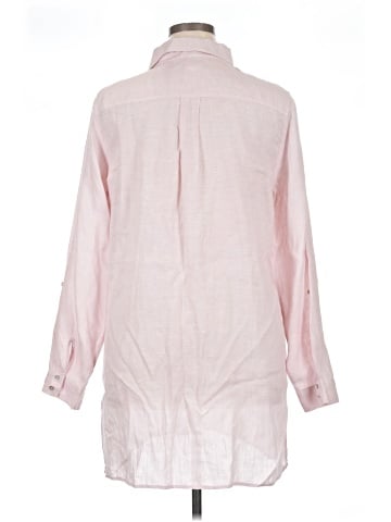 Sigrid Olsen 3/4 Sleeve Button-Down Shirt (view 2)