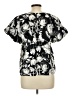 Luxology Black Short Sleeve Blouse Size L - photo 2