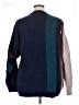 IZOD 100% Cotton Color Block Blue Pullover Sweater Size XL - photo 2