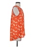 CAbi 100% Polyester Orange Sleeveless Blouse Size S - photo 4