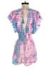Tiare Hawaii 100% Rayon Tie-dye Pink Romper Size S - photo 2