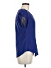 Daniel Rainn 100% Silk Blue Short Sleeve Silk Top Size M - photo 4