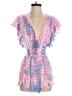 Tiare Hawaii 100% Rayon Tie-dye Pink Romper Size S - photo 1