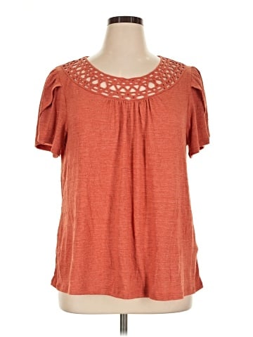 Cable & Gauge Short Sleeve Top (view 1)