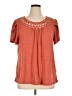 Cable & Gauge Orange Short Sleeve Top Size 1X - photo 1