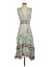 Sandro Paisley Green Cocktail Dress Size EU (FR) 36 / US 4 - photo 1