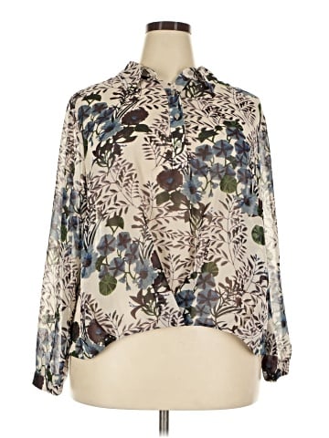 CAbi Long Sleeve Blouse (view 1)
