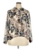 CAbi 100% Polyester Floral Ivory Long Sleeve Blouse Size XXL - photo 1