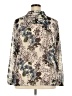 CAbi 100% Polyester Floral Ivory Long Sleeve Blouse Size XXL - photo 2