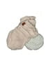 Assorted Brands 100% Organic Cotton Ivory Mittens Size 6-12 mo - photo 1
