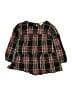 Crewcuts 100% Cotton Plaid Green 3/4 Sleeve Blouse Size 10 - photo 1