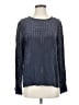 Equipment 100% Silk Blue Long Sleeve Silk Top Size S - photo 1