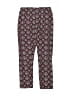 Forever Me Print Burgundy Casual Pants Size 6 - photo 1