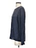 Equipment 100% Silk Blue Long Sleeve Silk Top Size S - photo 5