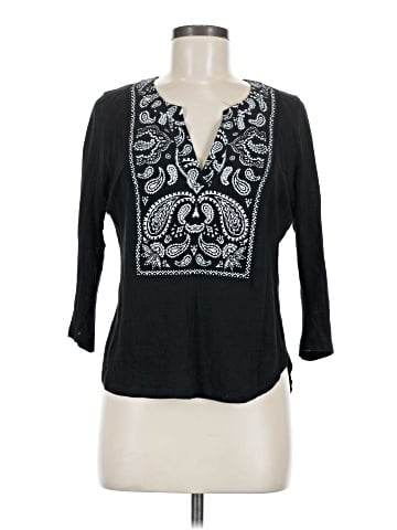 Sandro 3/4 Sleeve Blouse (view 1)