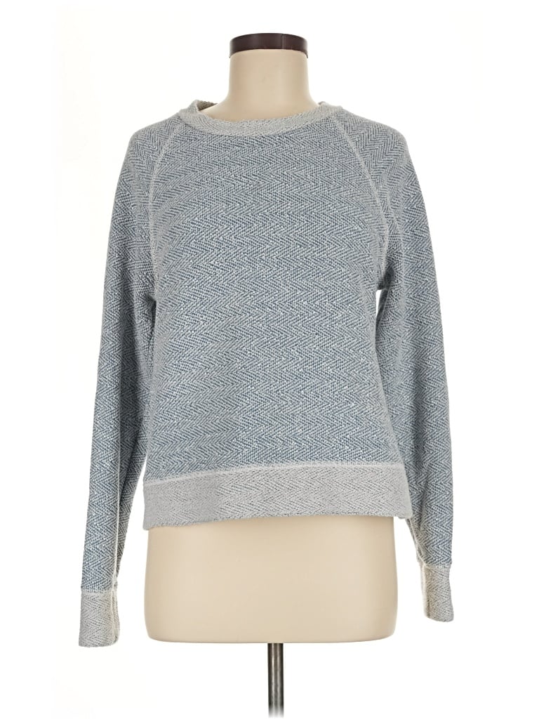 Pre-owned Faherty Pullover Sweater In Gray