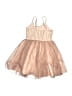 Zenzi Metallic Tan Dress Size 6 - 7 - photo 2