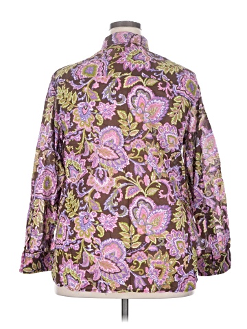 Jones New York Signature Long Sleeve Button-Down Shirt (view 2)