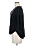 Sandro 100% Linen Black 3/4 Sleeve Blouse Size Med (2) - photo 5