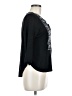 Sandro 100% Linen Black 3/4 Sleeve Blouse Size Med (2) - photo 4