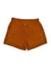 Lou & Grey Solid Brown Shorts Size XS - photo 1